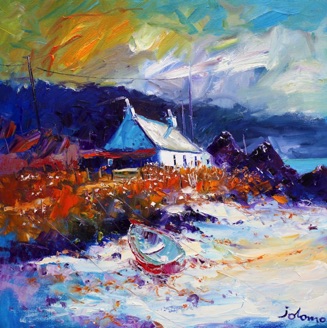 Stormy day Machrihanish Kintyre 24x24 Stormy day Machrihanish Kintyre 24x24